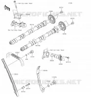ARBRE A CAME/TENDEUR pour Kawasaki Z900