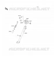 BEQUILLES pour Kawasaki NINJA ZX-12R