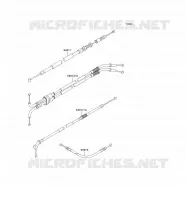 CABLES pour Kawasaki NINJA ZX-12R