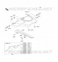 CACHE LAT&Eacute;RAL/GARDE CHAINE pour Kawasaki NINJA ZX-12R