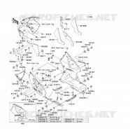 CARENAGE INFERIEUR pour Kawasaki NINJA ZX-12R