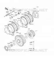 EMBRAYAGE pour Kawasaki NINJA ZX-12R