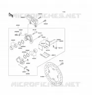 FREIN ARRIERE pour Kawasaki NINJA ZX-12R