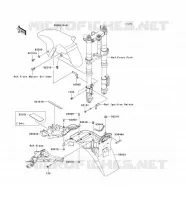 GARDE BOUE pour Kawasaki NINJA ZX-12R