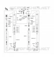 FOURCHE pour Kawasaki NINJA ZX-12R