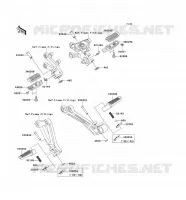 REPOSE PIED pour Kawasaki NINJA ZX-12R