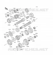 TRANSMISSION pour Kawasaki NINJA ZX-12R