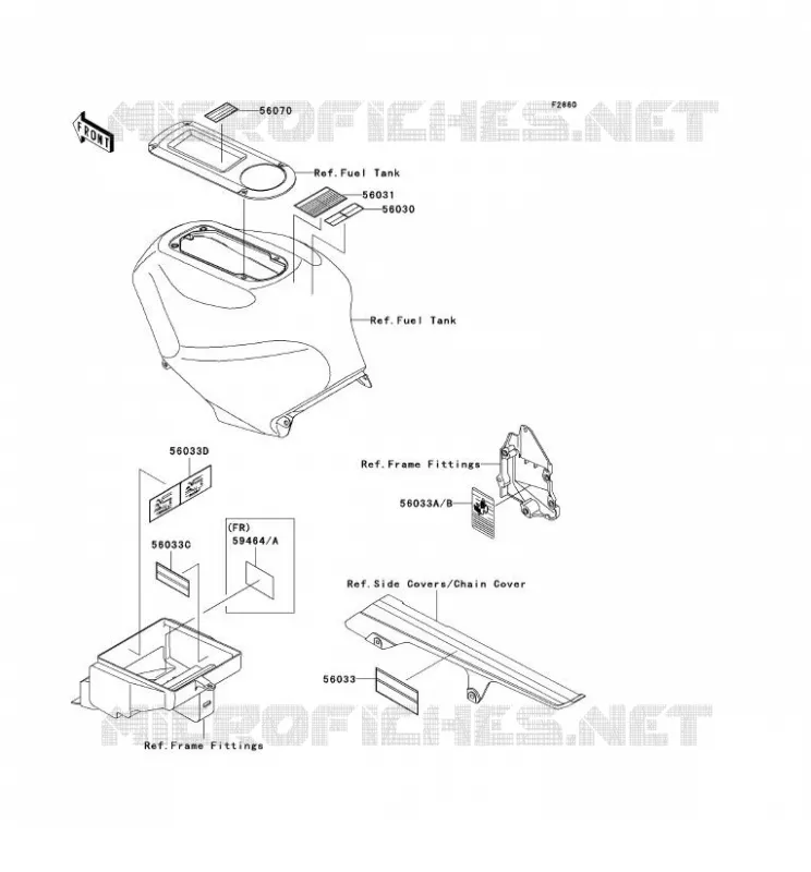 LABEL Kawasaki MOTOS 1200 2002 NINJA ZX-12R  ZX1200-B1H