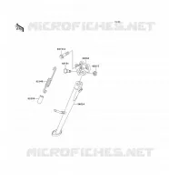 BEQUILLES pour Kawasaki NINJA ZX-12R