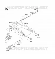 BRAS OSCILLANT pour Kawasaki NINJA ZX-12R