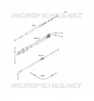 CABLES pour Kawasaki NINJA ZX-12R