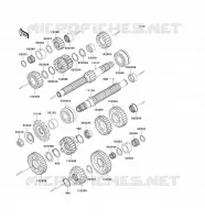 TRANSMISSION pour Kawasaki NINJA ZX-12R