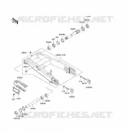 BRAS OSCILLANT pour Kawasaki NINJA ZX-12R