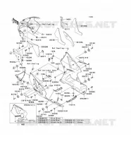 CARENAGE INFERIEUR pour Kawasaki NINJA ZX-12R