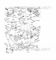 CHASSIS EQUIPMENT ELECTRIQUE pour Kawasaki NINJA ZX-12R