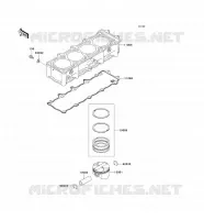 CYLINDRE/PISTON pour Kawasaki NINJA ZX-12R