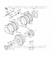 EMBRAYAGE pour Kawasaki NINJA ZX-12R