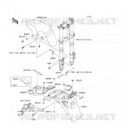 GARDE BOUE pour Kawasaki NINJA ZX-12R