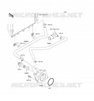 RADIATEUR D'HUILE pour Kawasaki NINJA ZX-12R