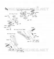 REPOSE PIED pour Kawasaki NINJA ZX-12R