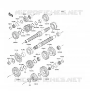 TRANSMISSION pour Kawasaki NINJA ZX-12R