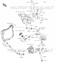 TUYAU D'EAU pour Kawasaki NINJA H2R