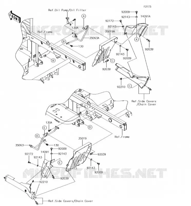 BAVETTE Kawasaki SSV 620 2018 MULE 4000  KAF620PJF