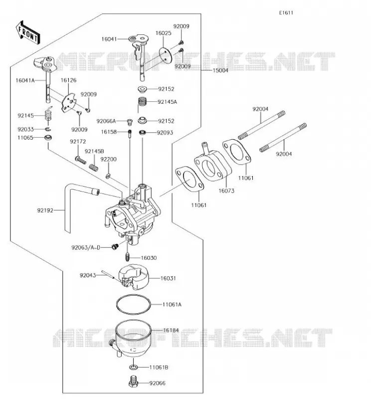 CARBURATEUR Kawasaki SSV 400 2018 MULE SX 4X4  KAF400KJF