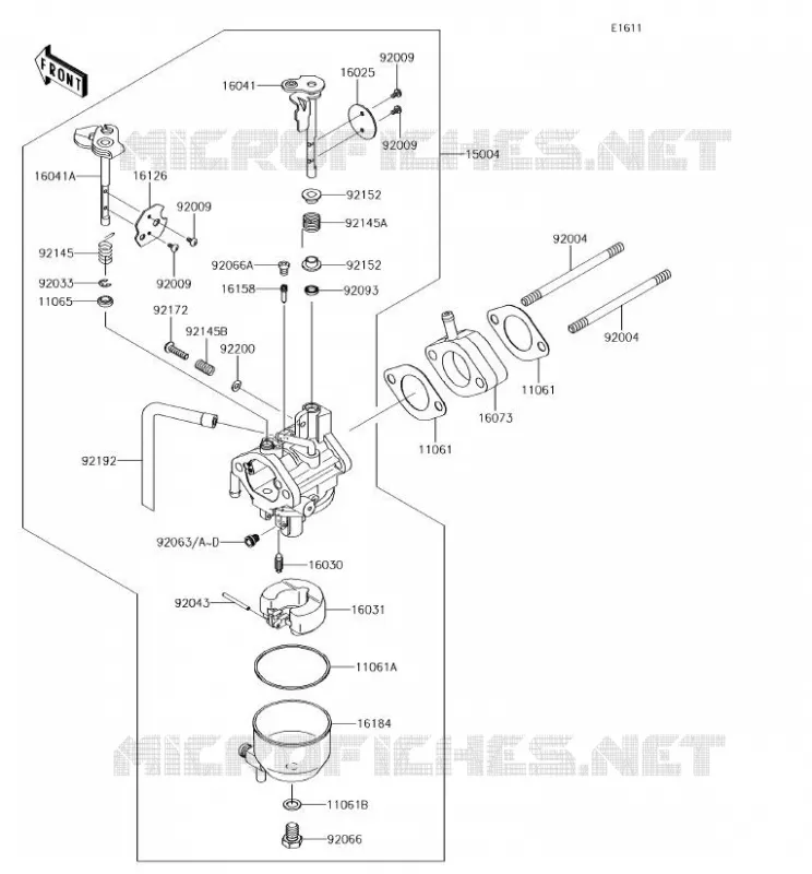 CARBURATEUR Kawasaki SSV 400 2018 MULE SX 4X4  KAF400HJF