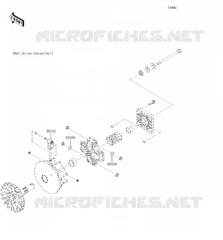 PIECE EN OPTION(MOTEUR) Kawasaki SSV 400 2018 MULE SX 4X4  KAF400HJF