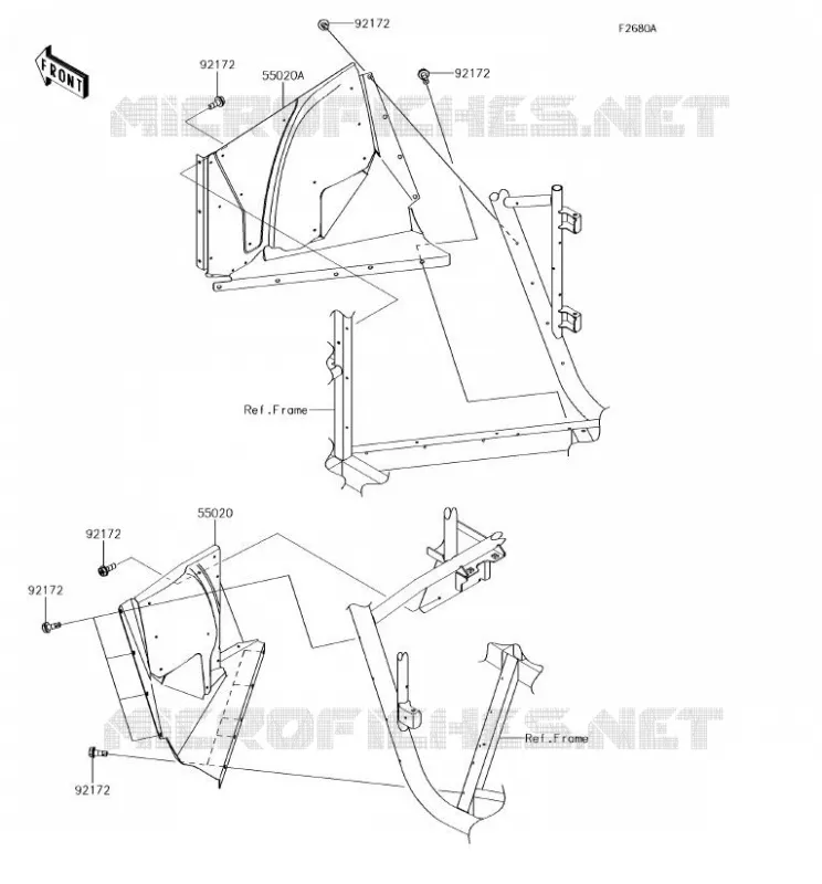 PROTECTION(S) Kawasaki SSV 800 2018 TERYX 4  KRT800FJF