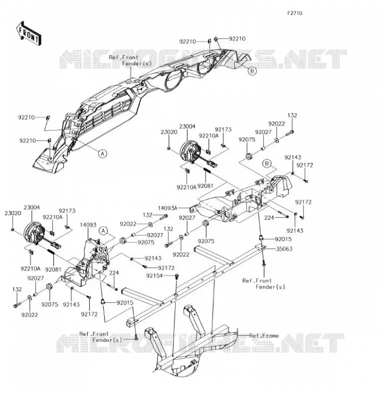 OPTIQUE(S) Kawasaki SSV 800 2018 TERYX 4  KRT800GJF