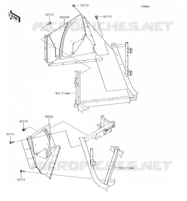 PROTECTION(S) Kawasaki SSV 800 2018 TERYX  KRF800HJF