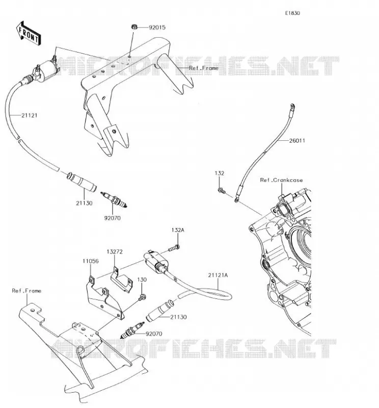 SYSTEME D&acute;ALLUMAGE Kawasaki SSV 800 2018 TERYX  KRF800GJF