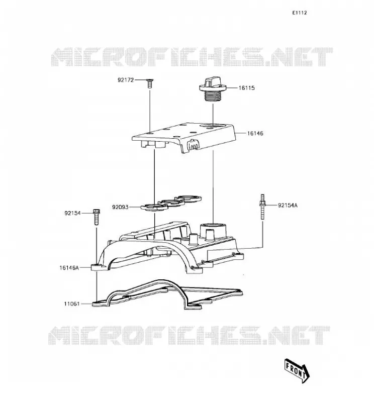 COUVRE CULASSE Kawasaki SSV 820 2018 MULE PRO-FXT  KAF820CJF