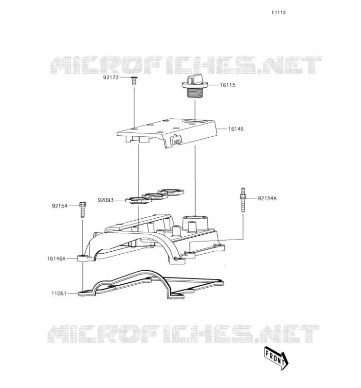COUVRE CULASSE Kawasaki SSV 820 2018 MULE PRO-FXR  KAF820KJF