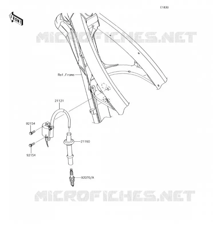 SYSTEME D&acute;ALLUMAGE Kawasaki TOUT-TERRAIN 450 2018 KX450F  KX450HJF