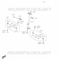 ARBRE DE DIRECTION pour Kawasaki KFX90