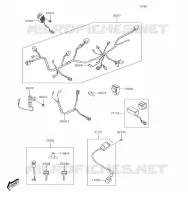 CHASSIS EQUIPMENT ELECTRIQUE pour Kawasaki KFX90