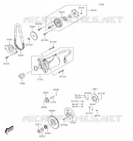 D&Eacute;MARREUR pour Kawasaki KFX90