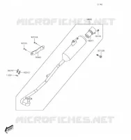 &Eacute;CHAPPEMENT pour Kawasaki KFX90