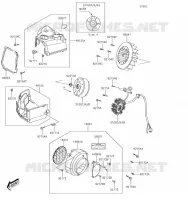G&Eacute;N&Eacute;RATEUR pour Kawasaki KFX90
