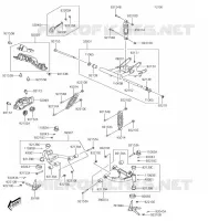 SUSPENSION pour Kawasaki KFX90