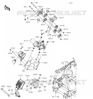 ARBRE DE DIRECTION pour Kawasaki BRUTE FORCE 750 4X4I EPS