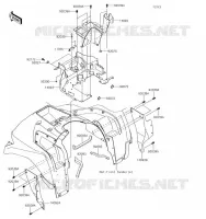 BAVETTE pour Kawasaki BRUTE FORCE 750 4X4I EPS
