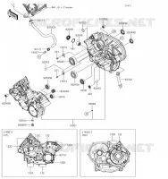 CARTER MOTEUR(S) pour Kawasaki BRUTE FORCE 750 4X4I EPS