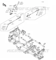 CH&Acirc;SSIS pour Kawasaki BRUTE FORCE 750 4X4I EPS