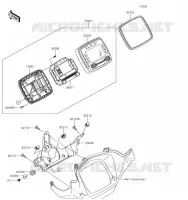 COMPTEURS pour Kawasaki BRUTE FORCE 750 4X4I EPS