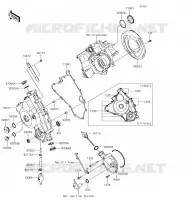 COUVERCLES MOTEUR pour Kawasaki BRUTE FORCE 750 4X4I EPS