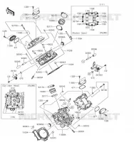 CULASSE pour Kawasaki BRUTE FORCE 750 4X4I EPS